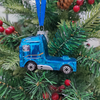 Decoración personalizada del árbol de Navidad con forma de coche