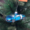 Decoración personalizada del árbol de Navidad con forma de coche