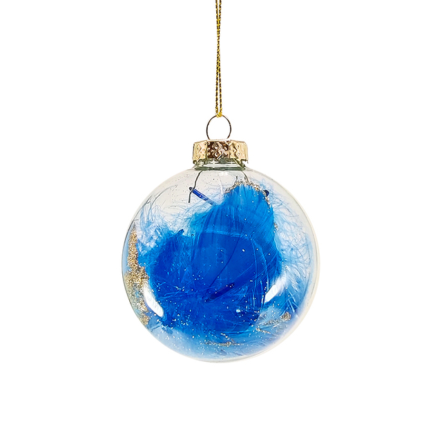 Adorno colgante de bolas de cristal para decoración del árbol de Navidad